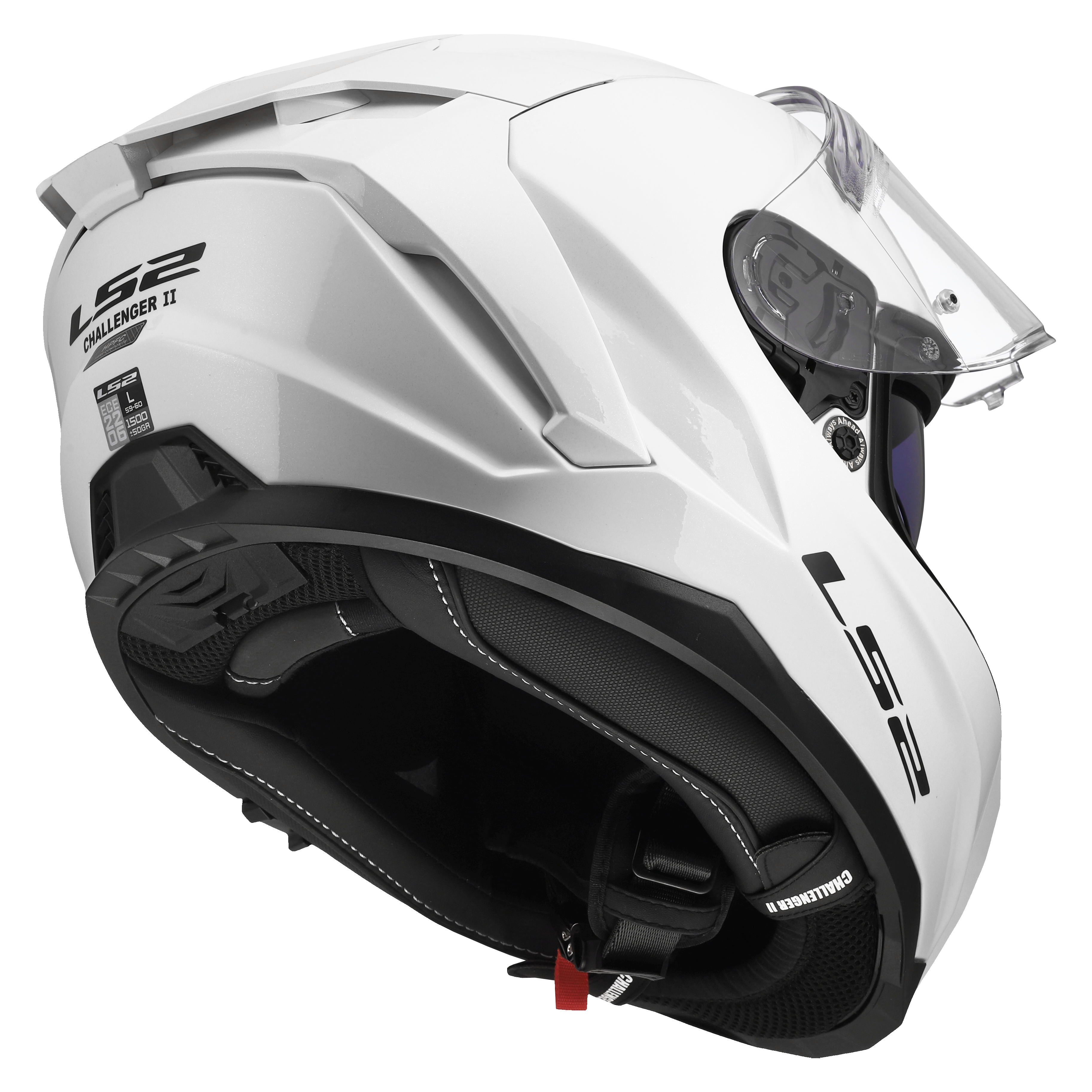 LS2 FF817 CHALLENGER II SOLID WHITE 168170002 13